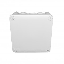 Boîte de dérivation carrée Plexo dimensions 130x130x74mm - gris RAL7035 -  Legrand - 092032
