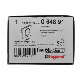 Legrand 067721  Interrupteur variateur connecté Céliane with