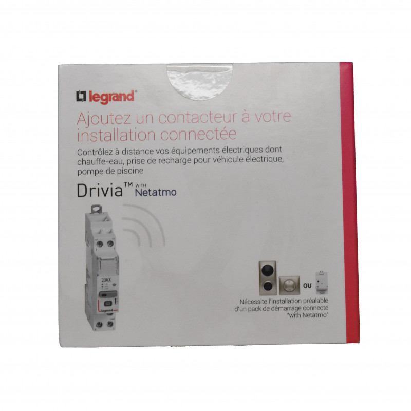 Contacteur modulaire pour installation connectée DRIVIA with Netatmo 20AX  230V~ - Legrand - 412171
