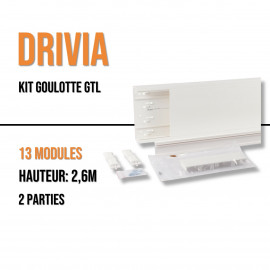 030037 Goulotte GTL DRIVIA 13 Premium 65x250mm avec couvercle