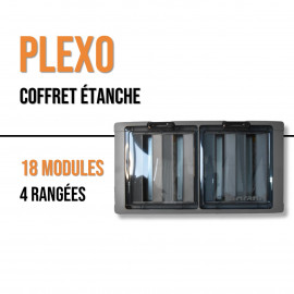 Coffret étanche Plexo³ 4x18...
