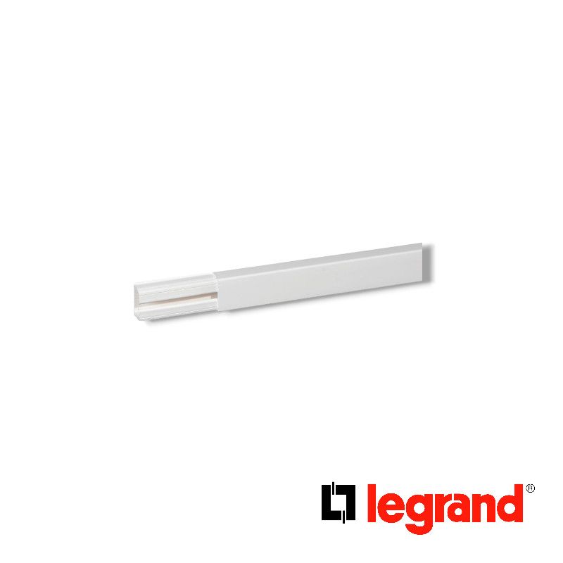 Moulure DLPlus 40x20mm 1 compartiment longueur 2,1m - blanc - Legrand - 030027
