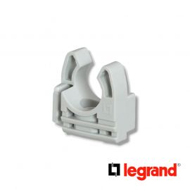 Lyre grise pour tube IRL Ø20mm avec fixation des tubes par simple clipsage - Legrand - 031361