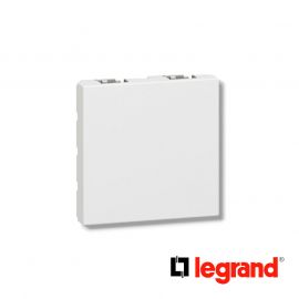 Obturateur Mosaic 2 modules - blanc - Legrand - 077071
