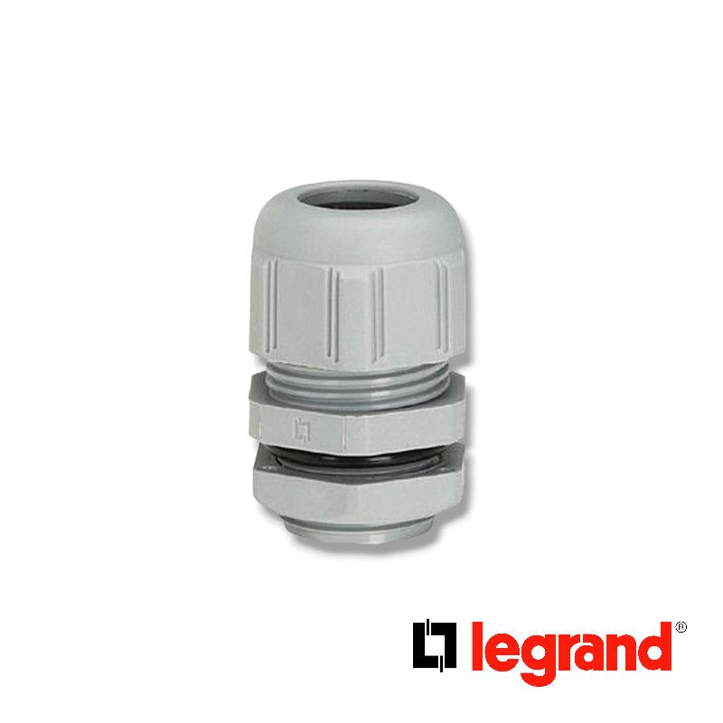 Presse-étoupe plastique IP68 ISO25 RAL7001 - Legrand - 098005