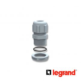 Presse-étoupe plastique IP68 ISO25 RAL7001 - Legrand - 098005