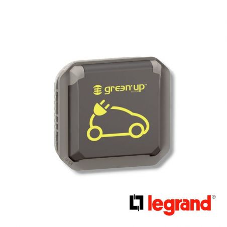 Prise pour recharge véhicule électrique Plexo composable anthracite - Legrand - 069885L