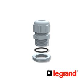 Presse-étoupe plastique IP68 PG11 RAL7001 - Legrand - 098022