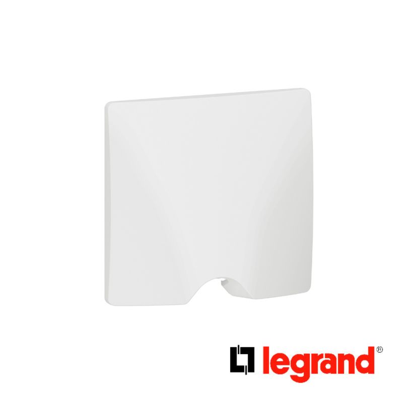 Sortie de câble IP21 dooxie livrée complète avec plaque finition blanc - Legrand - 600323