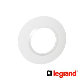 Plaque ronde dooxie 1 poste finition blanc - Legrand - 600980