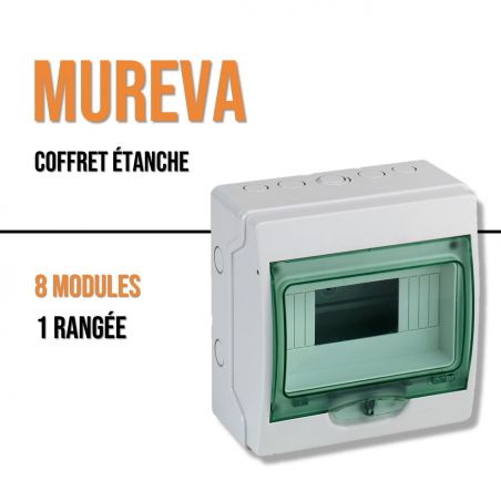 Mureva Mini coffret pour appareillage modulaire 195x200mm 8 Modules - Schneider - 13959M