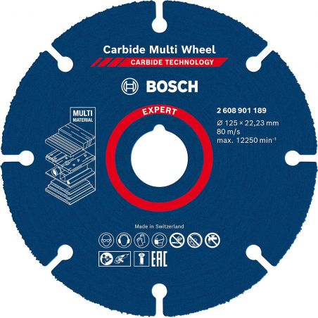 Disques à tronçonner Carbide Multi Wheel - Bosch - 2608623013