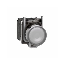 Harmony XB4 - poussoir lumineux LED - 1F+1O - blanc - Ø22 - 24VACDC - Schneider - XB4BW31B5