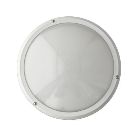 CIN42640 - HUBLOT LED ROND 12W 4000K BLANC AVEC DETECTEUR 265X90