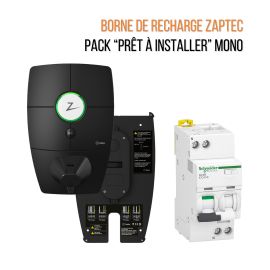 Prêt à installer - Borne de recharge pour VE Zaptec - Monophasé