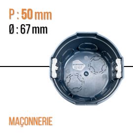 Bte maco. 75x75x50 gr/vis - Eur Ohm - 52107